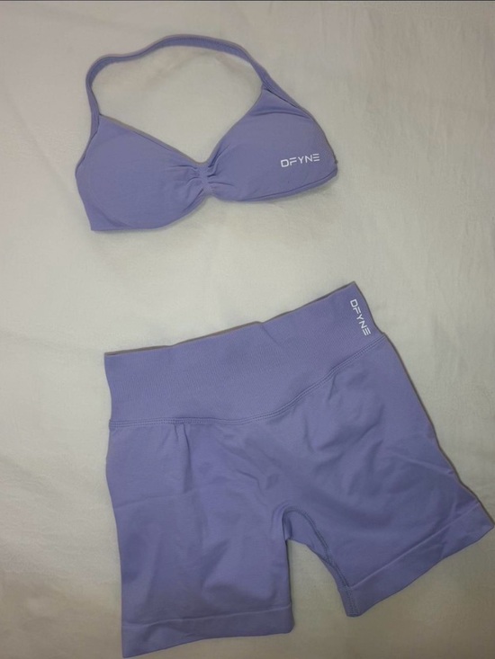 Dfyne Pants - DFYNE Lavender Impact set, top size XS and bottoms size S